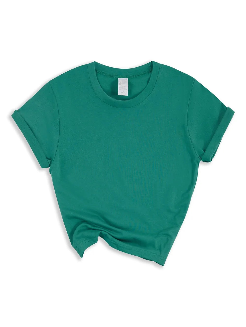 Basic Womens Solid T-Shirts Casual Breathable Short Sleeve Tops Summer O-Neck Soft T Shirts Loose Womans Clothes Special Offer