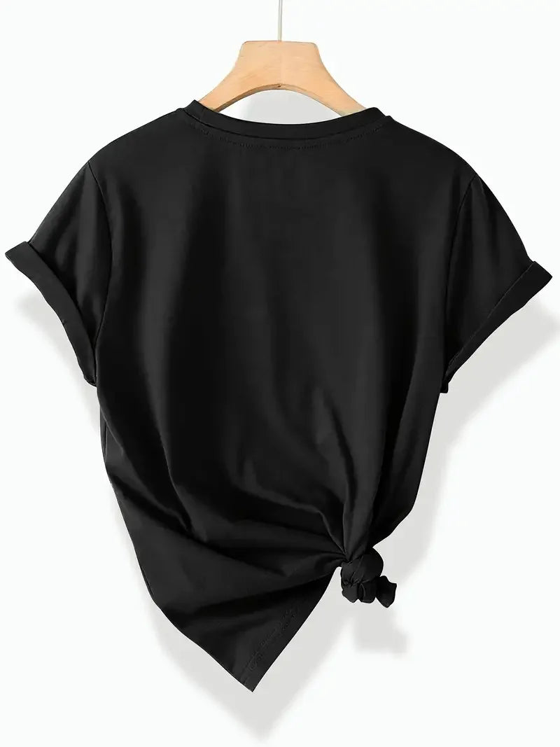Plus size women's short sleeve T-shirt Pray On It Pray Over It Pray Through It breathable fabric summer outfits women's