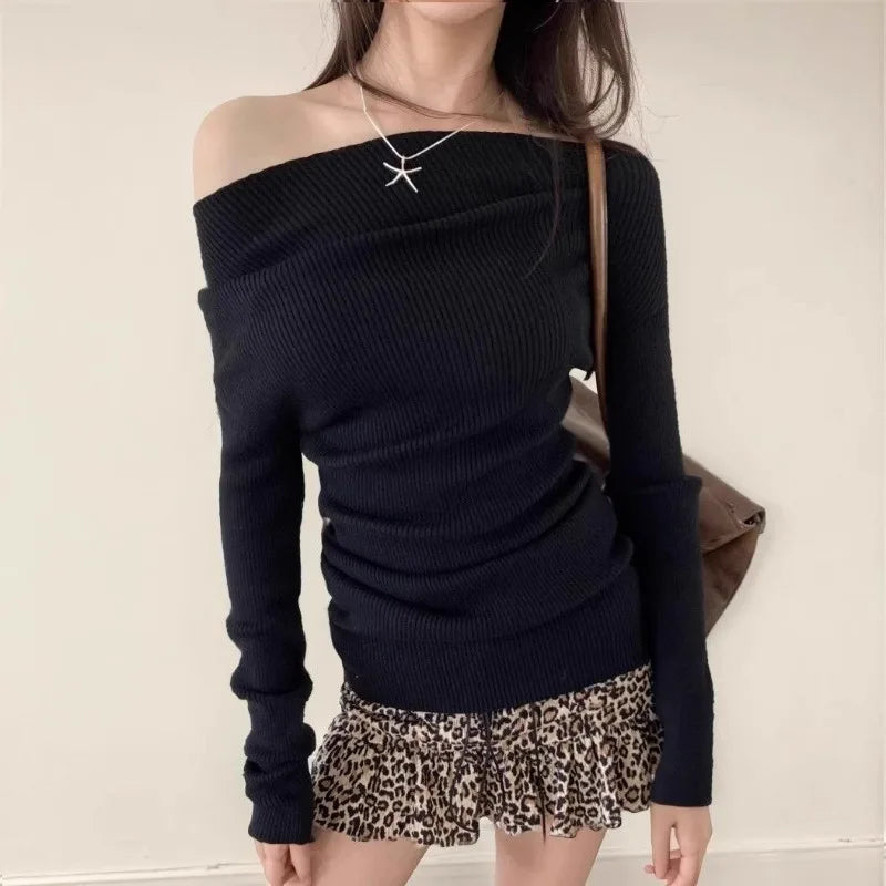 2025 Fall Leopard Print Mini Skirt Retro American Style Drawstring Waist A Line Skirt for Women