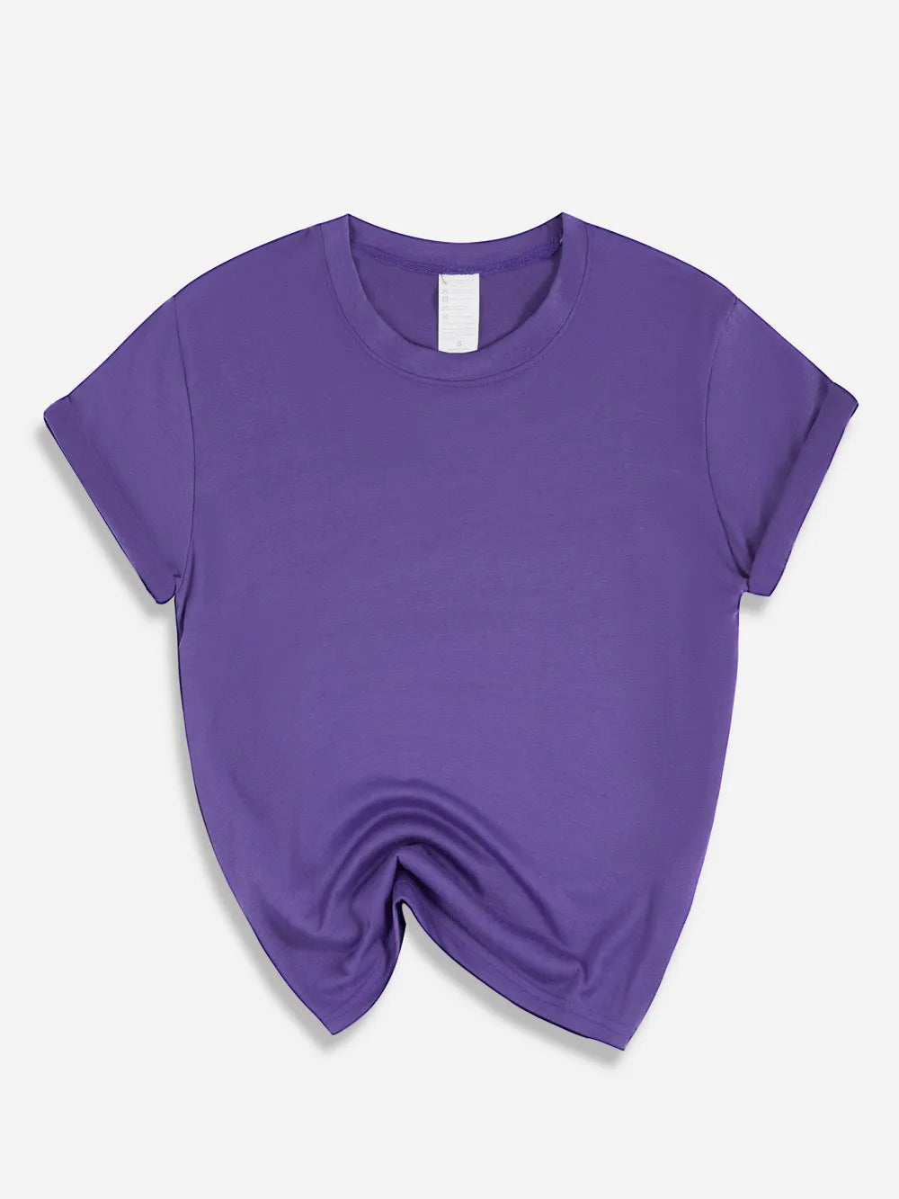 Basic Womens Solid T-Shirts Casual Breathable Short Sleeve Tops Summer O-Neck Soft T Shirts Loose Womans Clothes Special Offer
